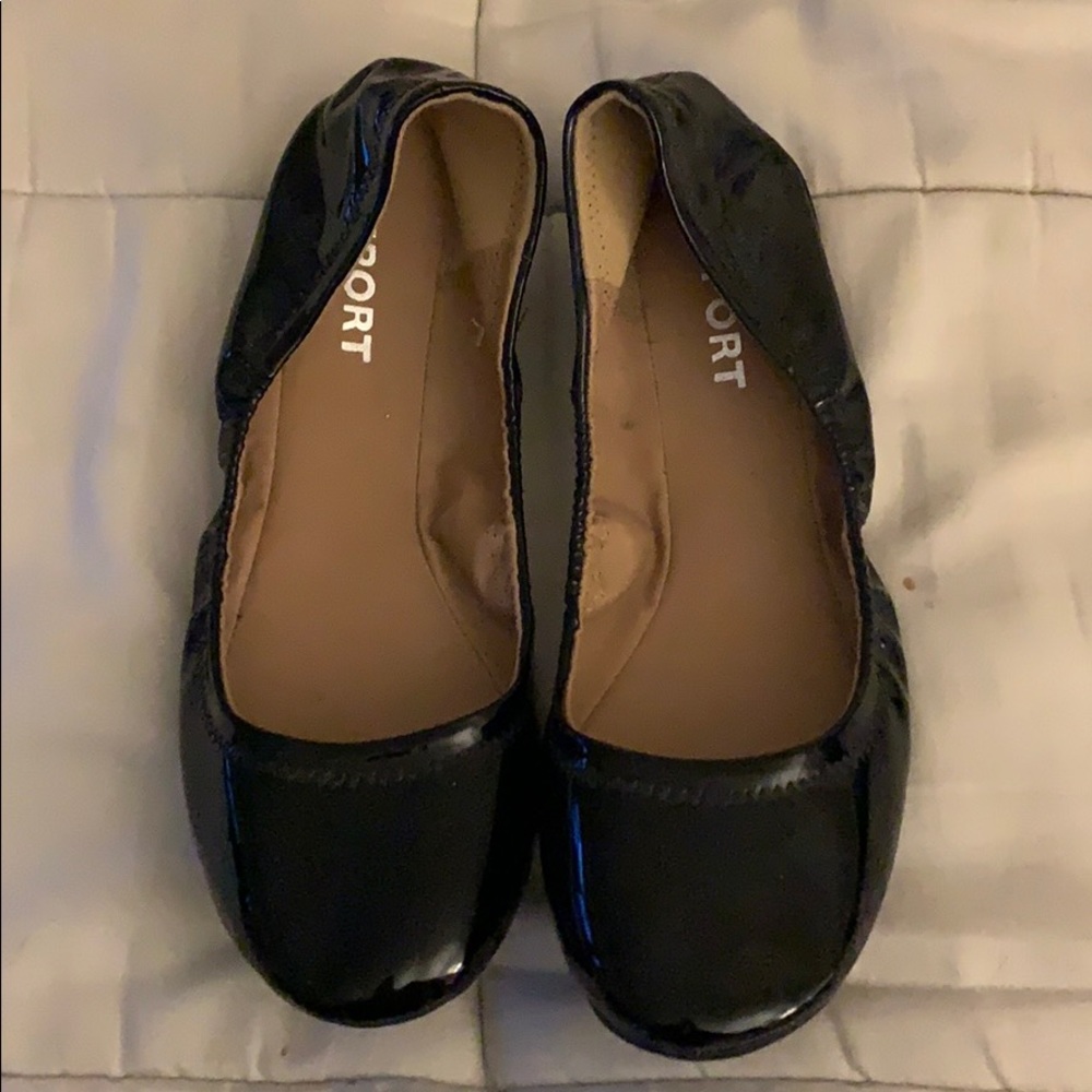 Black Patent flats!